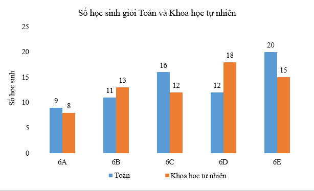 Dạng 3. Biểu đồ cột, biểu đồ cột kép Chủ đề 11 Ôn hè Toán 6 1 4