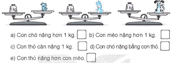 Giải bài 15: Ki-lô-gam (tiết 2) trang 58, 59 Vở bài tập toán 2 - Kết nối tri thức với cuộc sống 0 1