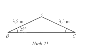 Giải bài 21 trang 88 sách bài tập toán 9 - Cánh diều tập 1 1