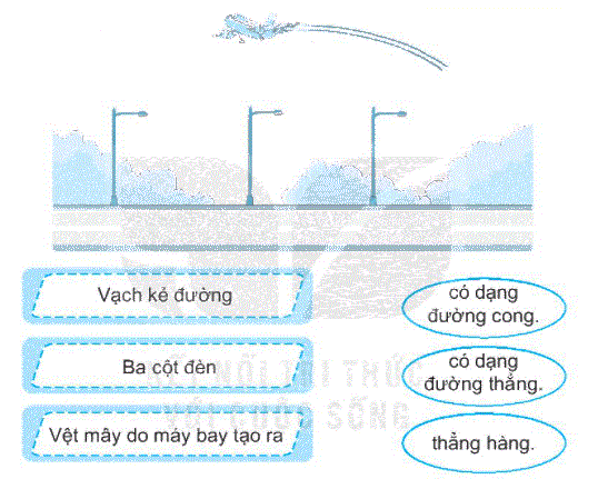 Giải bài 25: Điểm, đoạn thẳng, đường thẳng, đường cong, ba điểm thẳng hàng (tiết 2) trang 95, 96 Vở bài tập toán 2 - Kết nối tri thức với cuộc sống 3 1
