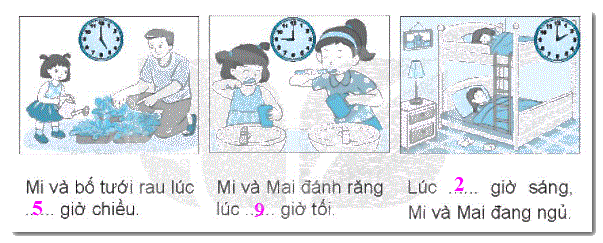 Giải bài 29: Ngày - giờ, giờ - phút (tiết 1) trang 106 Vở bài tập toán 2 - Kết nối tri thức với cuộc sống 0 2