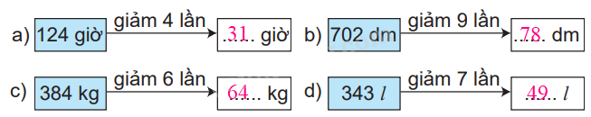 Giải bài 37: Chia số có ba chữ số cho số có một chữ số (tiết 1) trang 90 vở bài tập Toán 3 - Kết nối tri thức với cuộc sống 2 2