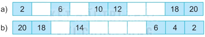 Giải bài 4: Ôn tập bảng nhân 2; 5, bảng chia 2; 5 (tiết 1) trang 11 vở bài tập Toán 3 - Kết nối tri thức với cuộc sống 1 1