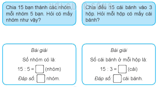Giải bài 42: Số bị chia, số chia, thương (tiết 1) Vở bài tập toán 2 - Kết nối tri thức với cuộc sống 1 1