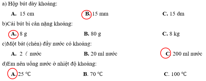 Giải bài 43: Ôn tập hình học và đo lường (tiết 2) trang 111 vở bài tập Toán 3 - Kết nối tri thức với cuộc sống 1 4