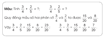 Giải bài 5: Ôn tập và bổ sung về các phép tính với phân số trang 17, 18, 19 vở bài tập Toán 5 - Cánh diều 2 1