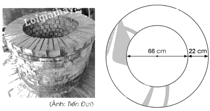 Giải bài 56. Diện tích hình tròn trang 21, 22, 23 vở bài tập Toán 5 - Cánh diều 7