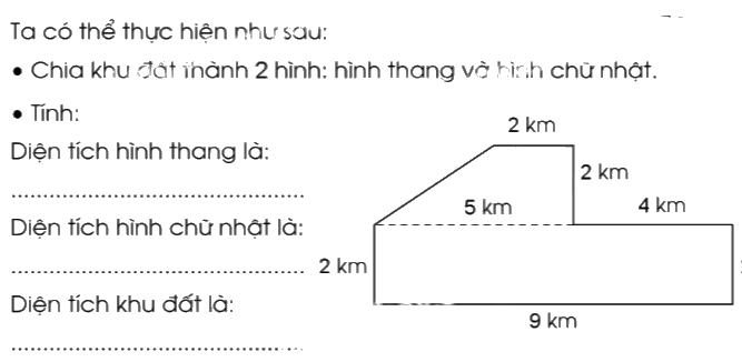 Giải bài 57. Luyện tập về tính diện tích trang 24, 25, 26, 27 vở bài tập Toán 5 - Cánh diều 2