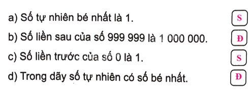 Giải bài 67: Ôn tập số tự nhiên (tiết 2) trang 106 vở bài tập Toán 4 - Kết nối tri thức với cuộc sống 2