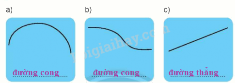 Giải bài: Đường thẳng, đường cong (trang 53) Vở bài tập toán 2 - Chân trời sáng tạo 0 2