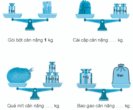 Giải bài: Ki-lô-gam VBT toán 2 - Chân trời sáng tạo 1