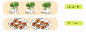 Làm quen với phép chia. Dấu chia 3