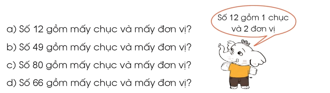 Toán lớp 1 trang 104 - Chục và đơn vị - SGK Cánh diều 4 1