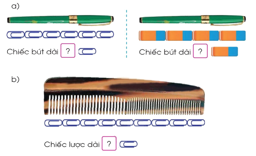 Toán lớp 1 trang 115 - Đo độ dài - SGK Cánh diều 1 1