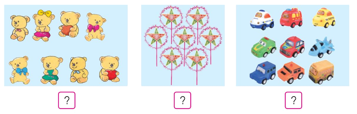 Toán lớp 1 trang 14 - Các số 7, 8, 9 - SGK Cánh diều 0 1