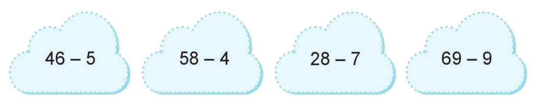 Toán lớp 1 trang 142 - Phép trừ dạng 27-4; 63-40 - SGK Cánh diều 1 1