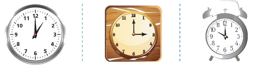 Toán lớp 1 trang 166 - Ôn tập về thời gian - SGK Cánh diều 1