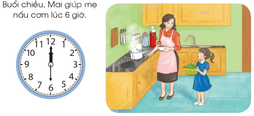 Toán lớp 1 trang 166 - Ôn tập về thời gian - SGK Cánh diều 2 2