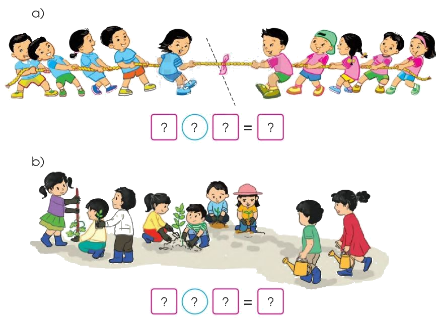 Toán lớp 1 trang 48 - Phép cộng trong phạm vi 10 (tiếp theo) - SGK Cánh diều 2 1