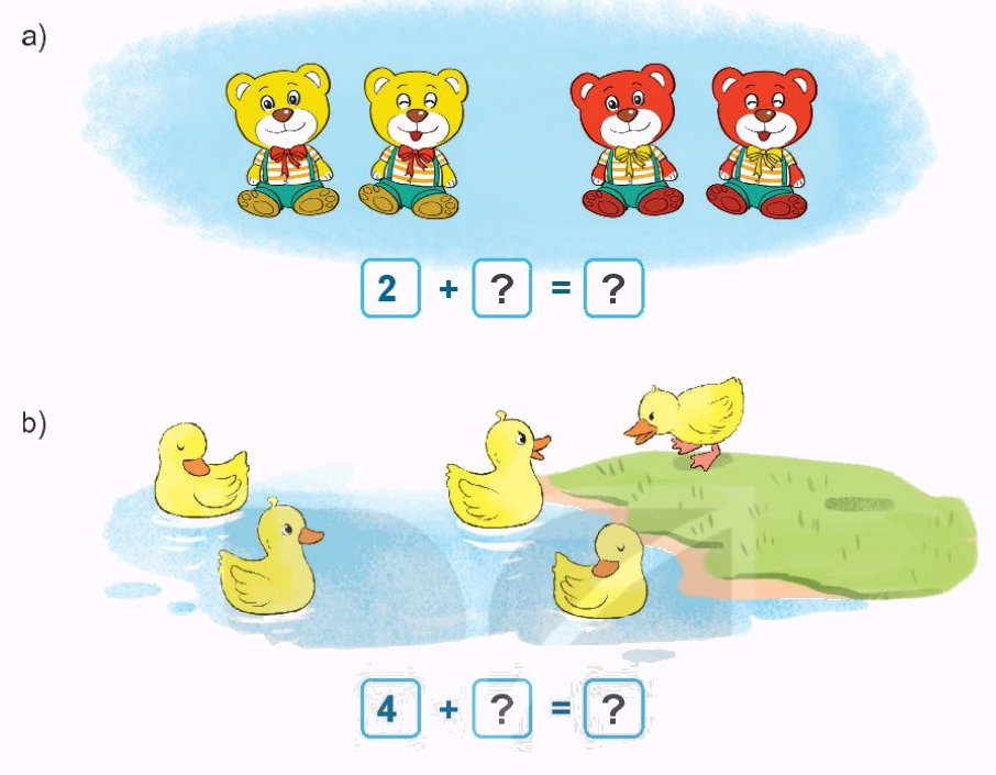 Toán lớp 1 trang 56 - Bài 10: Phép cộng trong phạm vi 10 - SGK Kết nối tri thức 1 1