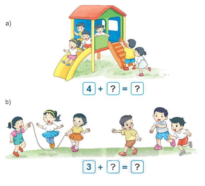 Toán lớp 1 trang 56 - Bài 10: Phép cộng trong phạm vi 10 - SGK Kết nối tri thức 8 1