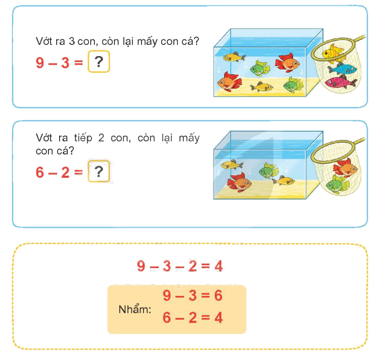 Toán lớp 1 trang 68 - Bài 11: Phép trừ trong phạm vi 10 - SGK Kết nối tri thức 17 1