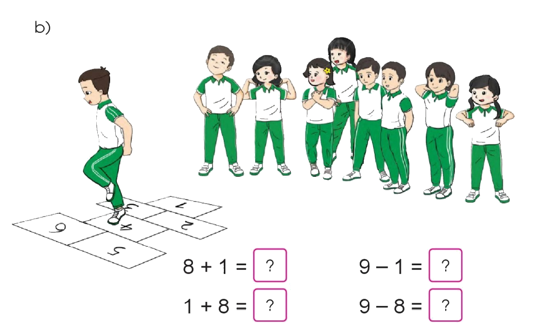 Toán lớp 1 trang 70 - Luyện tập - SGK Cánh diều 3 2
