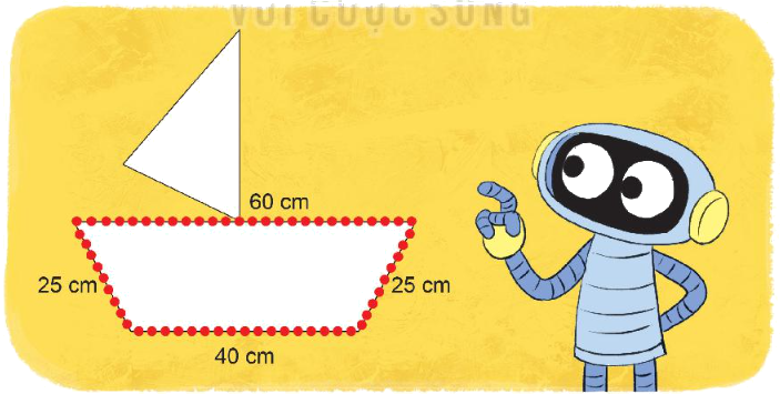 Toán lớp 3 trang 22 - Chu vi hình tam giác ,hình tứ giác, hình chữ nhật, hình vuông - SGK Kết nối tri thức 2 1