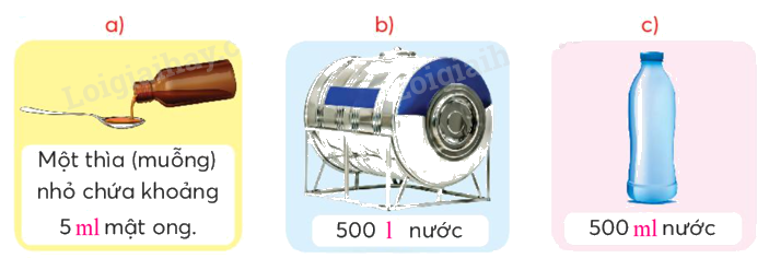 Toán lớp 3 trang 24 - Mi-li-lít - SGK Chân trời sáng tạo 9