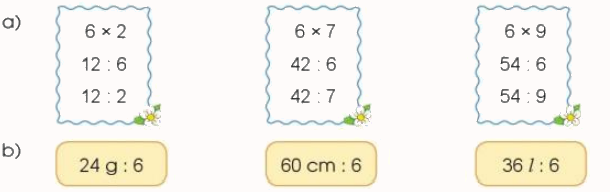 Toán lớp 3 trang 42 - Bảng chia 6 - SGK Cánh diều 0 1