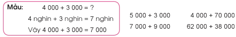 Toán lớp 3 trang 53 - Phép cộng trong phạm vi 100 000 - SGK Cánh diều 5