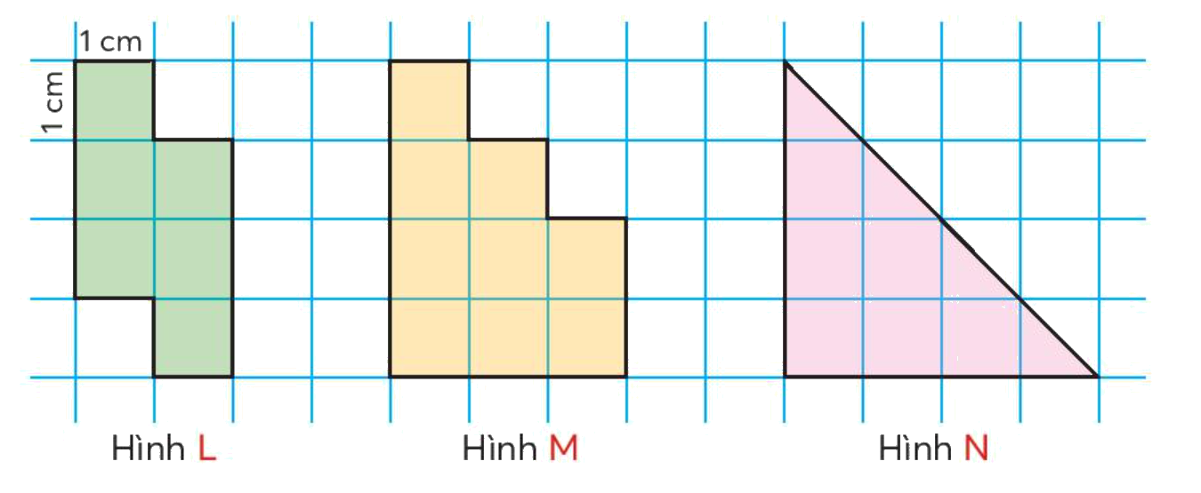 Toán lớp 3 trang 70 - Xăng-ti-mét vuông - SGK Chân trời sáng tạo 2 1