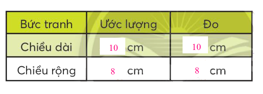 Toán lớp 3 trang 72 - Diện tích hình chữ nhật - SGK Chân trời sáng tạo 3 3