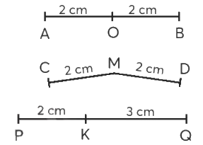 Toán lớp 3 trang 77 - Điểm ở giữa, trung điểm của đoạn thẳng - SGK Chân trời sáng tạo 2 1