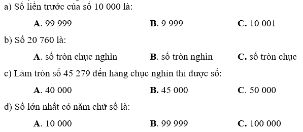 Toán lớp 3 trang 78 - Ôn tập các số trong phạm vi 100 000 - SGK Chân trời sáng tạo 6