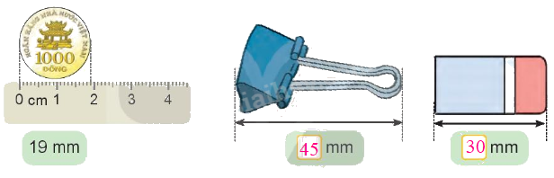Toán lớp 3 trang 93 - Thực hành và trải nghiệm với các đơn vị Mi-li-mét, gam, mi-li-lít, độ C - SGK Kết nối tri thức 2