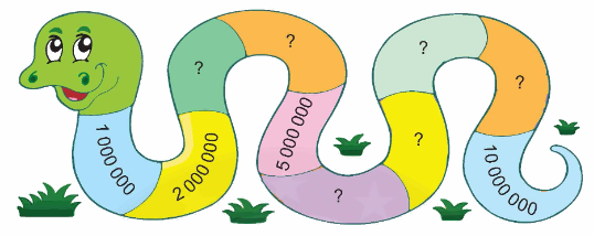 Toán lớp 4 trang 35 - Bài 25: Triệu và lớp triệu - SGK Bình Minh 1