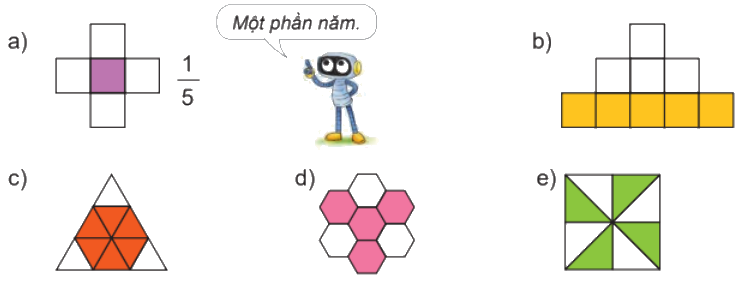 Toán lớp 4 trang 50 - Bài 53: Khái niệm phân số - SGK Kết nối tri thức 3 1