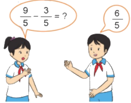 Toán lớp 4 trang 50 - Bài 74: Trừ các phân số cùng mẫu số - SGK Cánh diều 3 1
