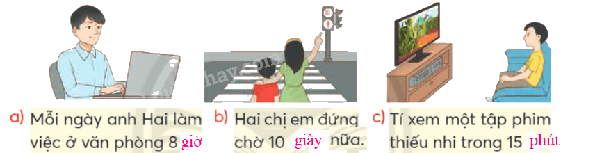 Toán lớp 4 trang 76 - Bài 34: Giây - SGK Chân trời sáng tạo 4 2