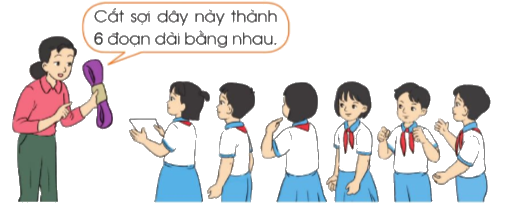 Toán lớp 4 trang 9 - Bài 55: Phân số và phép chia số tự nhiên - SGK Cánh diều 4 1