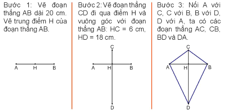 Toán lớp 4 trang 94 - Bài 28: Thực hành và trải nghiệm vẽ hai đường thẳng vuông góc - SGK Kết nối tri thức 3 1