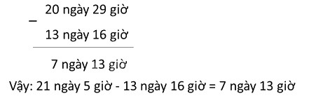 Toán lớp 5 Bài 129. Phép trừ số đo thời gian - SGK Bình Minh 4