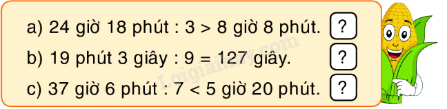 Toán lớp 5 Bài 132. Chia số đo thời gian cho một số - SGK Bình Minh 1 1