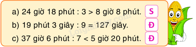 Toán lớp 5 Bài 132. Chia số đo thời gian cho một số - SGK Bình Minh 1 2
