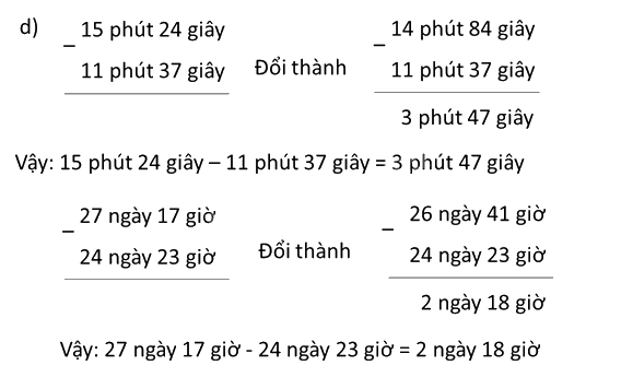 Toán lớp 5 Bài 69. Cộng số đo thời gian. Trừ số đo thời gian - SGK cánh diều 0 4